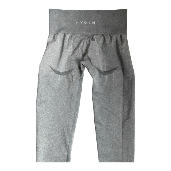 NVGTN Forest Green Curve Seamless Leggings Women’s Size M Gym Workout - Picture 6 of 9